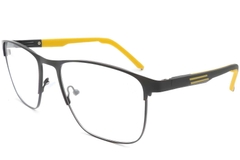Rectangular Yellow Metal Glasses #BS2425-0361