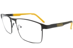 Rectangular Yellow Metal Glasses #BS2425-0365