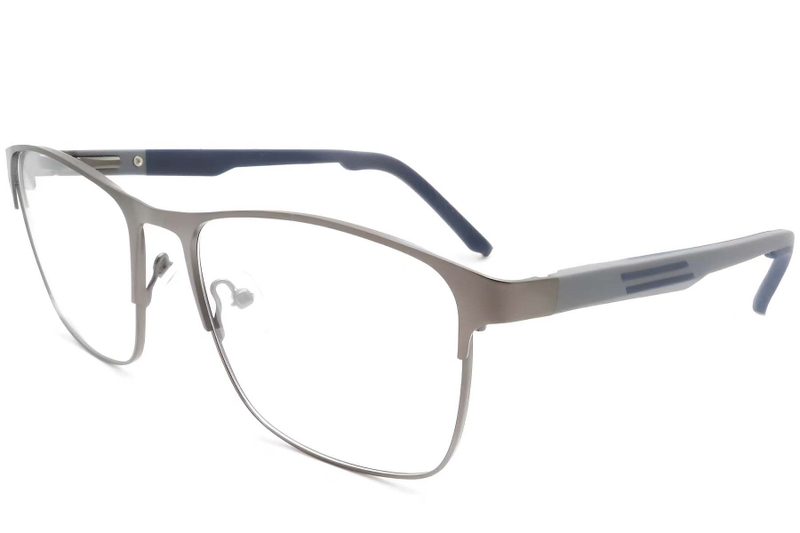 Rectangular Black Metal Glasses #BS2425-0369