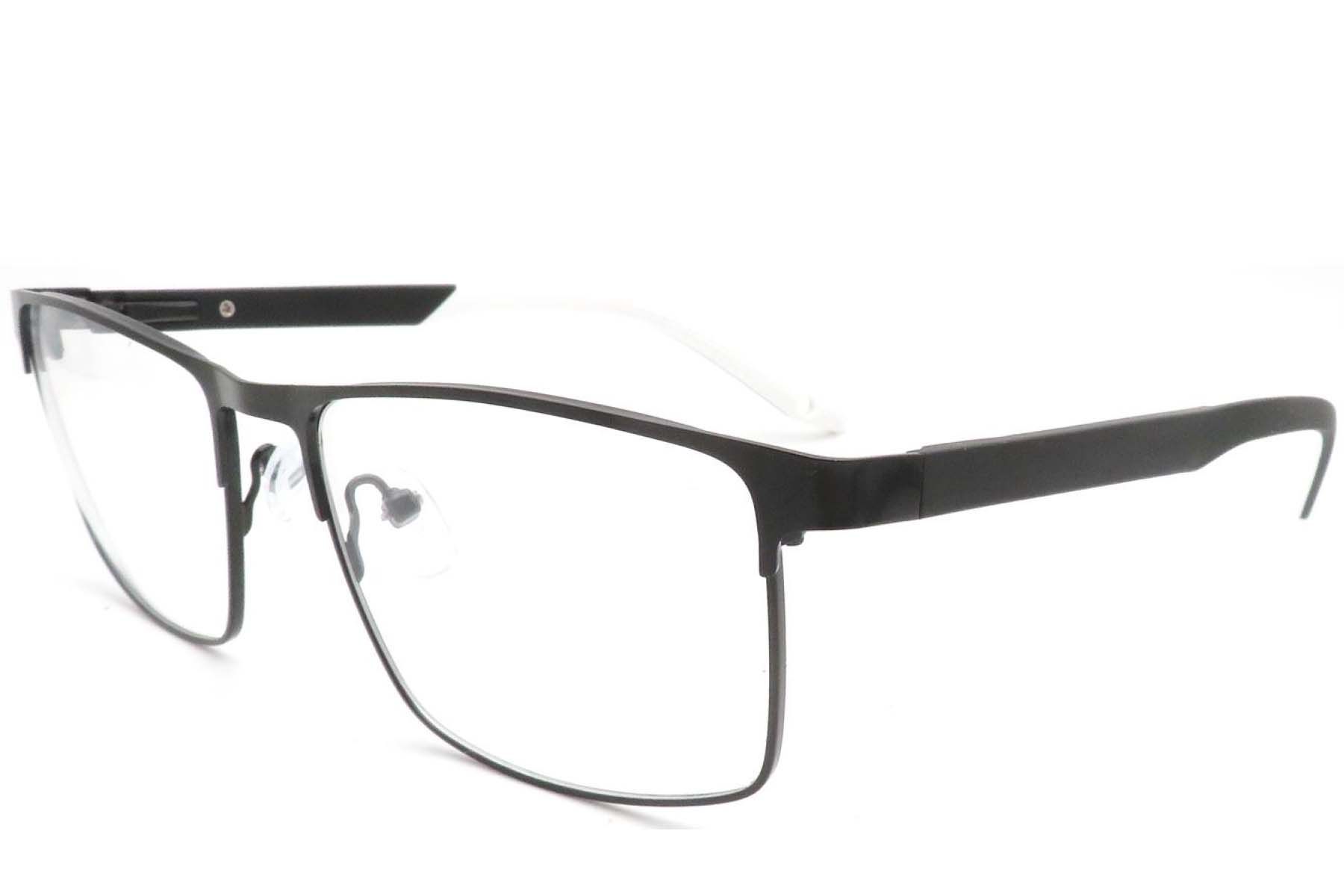 Rectangular White Metal Glasses #BS2425-0378