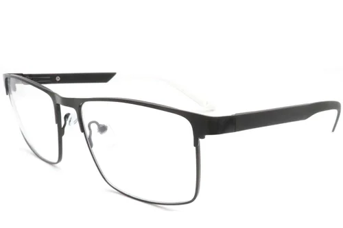 Verres rectangulaires en métal blanc #BS2425-0378