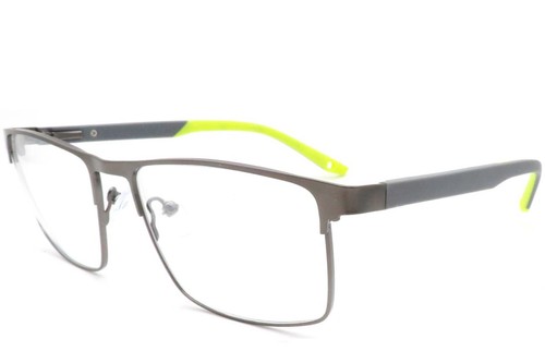 Verres rectangulaires en métal orange #BS2425-0379