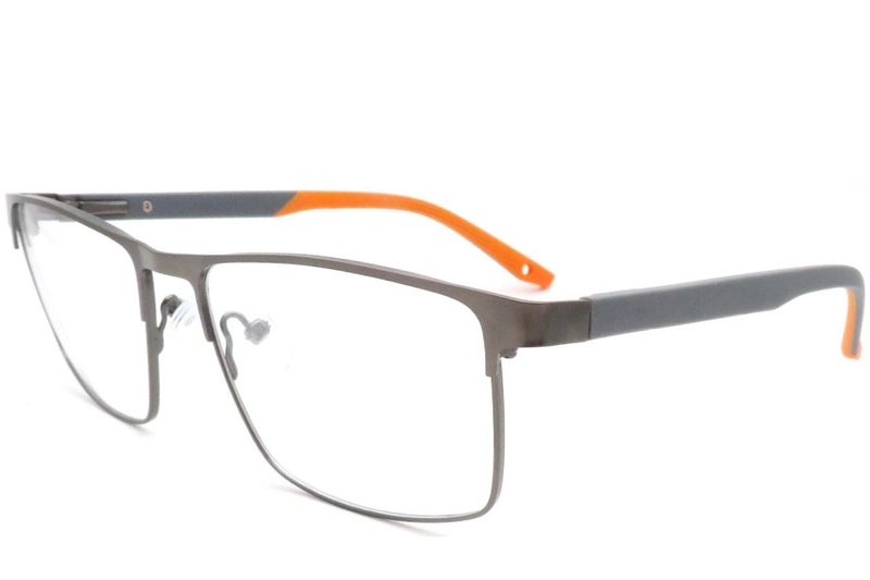 Rectangular Green Metal Glasses #BS2425-0380