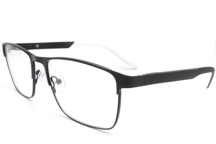 Rectangular White Metal Glasses #BS2425-0382