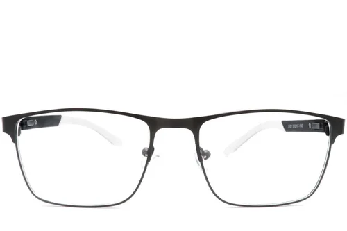 Verres rectangulaires en métal blanc #BS2425-0382