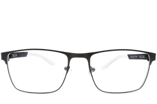 Rectangular White Metal Glasses #BS2425-0382