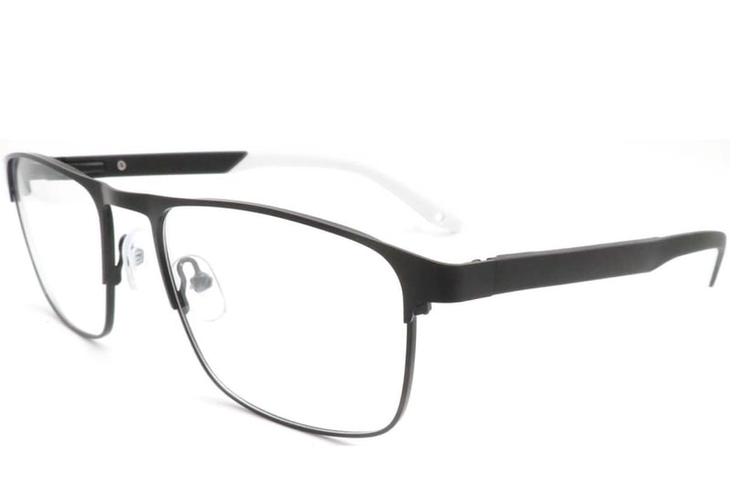 Rectangular White Metal Glasses #BS2425-0386