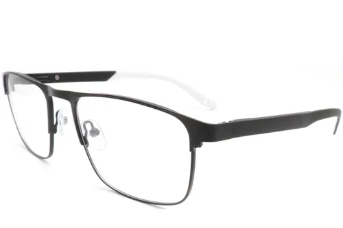 Verres rectangulaires en métal blanc #BS2425-0386
