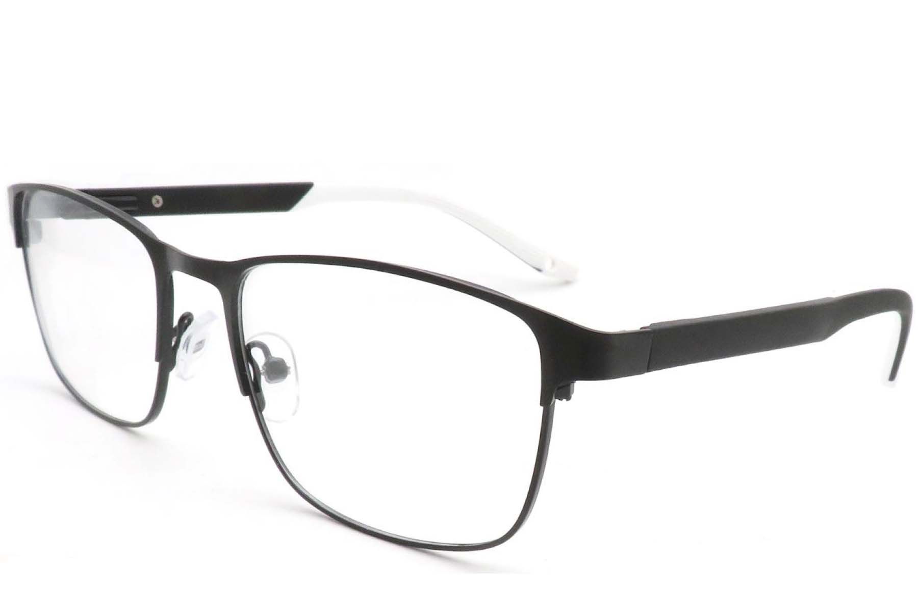 Rectangular White Metal Glasses #BS2425-0388