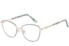 Butterfly Green Metal Glasses #BS2425-0394