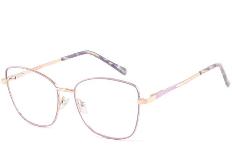 Butterfly Purple Metal Glasses #BS2425-0412
