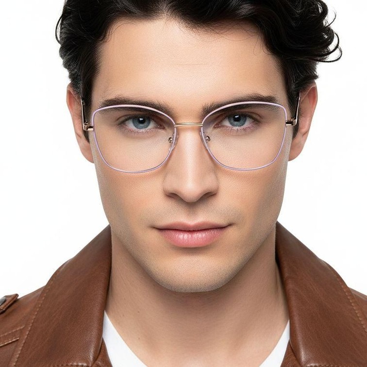 Butterfly Purple Metal Glasses #BS2425-0412