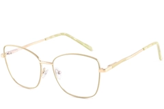 Butterfly Cream Metal Glasses #BS2425-0414