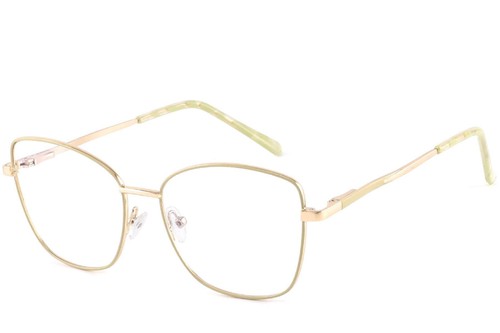Butterfly Cream Metal Glasses #BS2425-0414