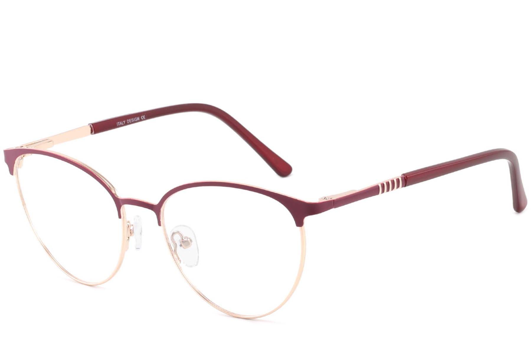 Butterfly Red Metal Glasses #BS2425-0423