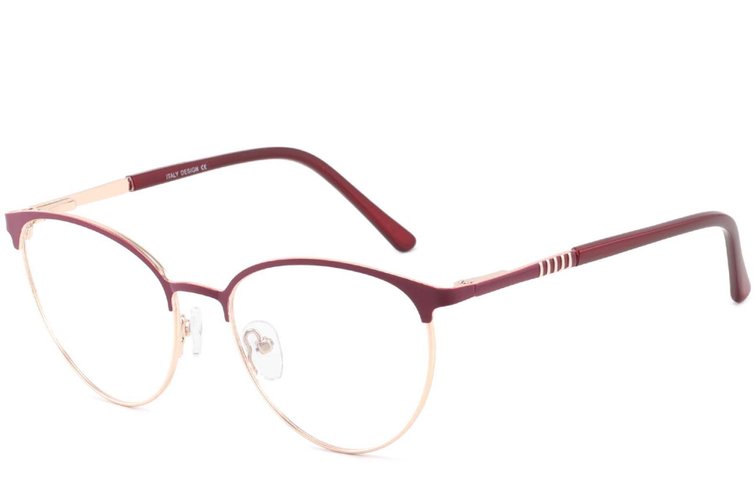 Butterfly Red Metal Glasses #BS2425-0423