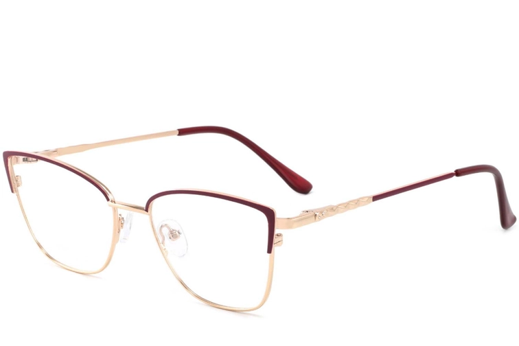 Butterfly Red Metal Glasses #BS2425-0431