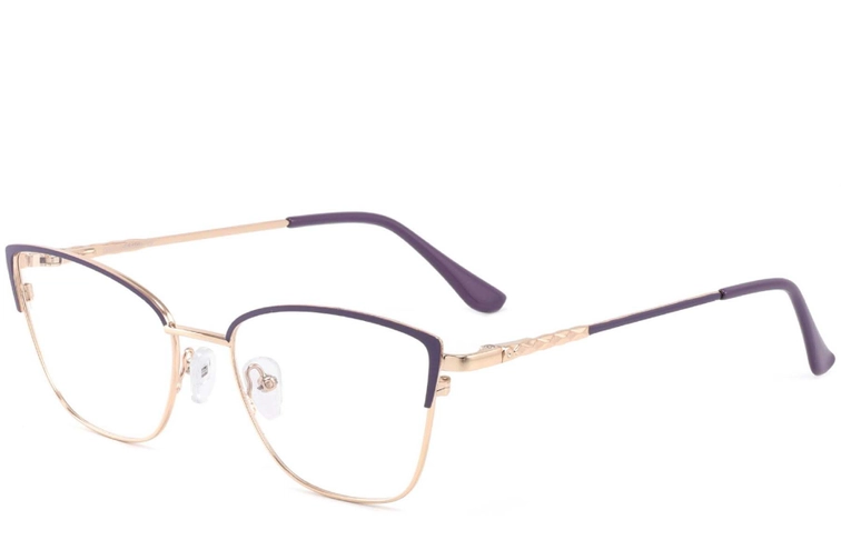 Butterfly Purple Metal Glasses #BS2425-0433