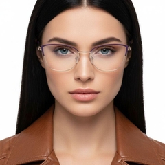 Butterfly Purple Metal Glasses #BS2425-0433