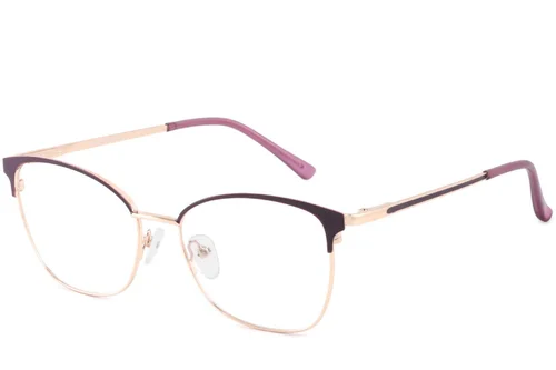 Lunettes papillon violettes en métal #BS2425-0442