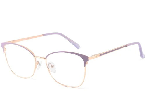 Lunettes papillon violettes en métal #BS2425-0443