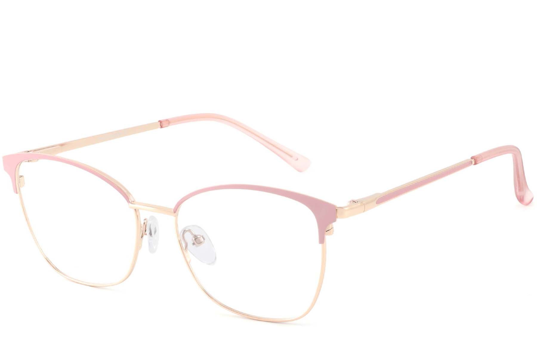 Butterfly Pink Metal Glasses #BS2425-0444