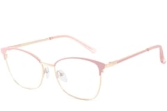 Butterfly Pink Metal Glasses #BS2425-0444