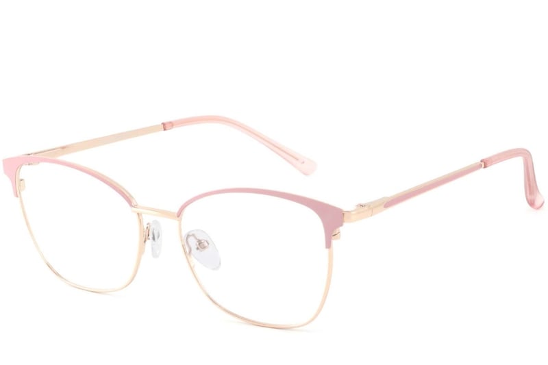 Butterfly Pink Metal Glasses #BS2425-0444