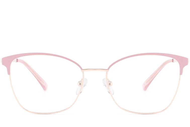 Butterfly Pink Metal Glasses #BS2425-0444