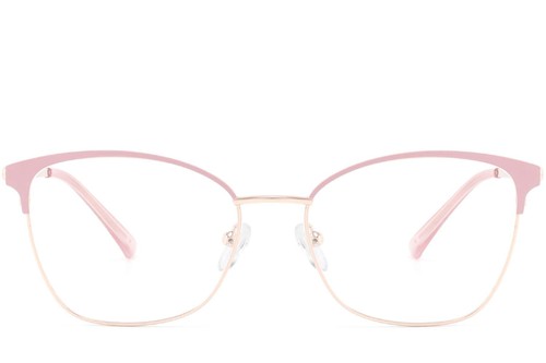 Butterfly Pink Metal Glasses #BS2425-0444