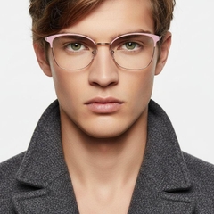 Gafas de metal rosa mariposa #BS2425-0444