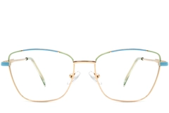 Butterfly Blue Metal Glasses #BS2425-0465