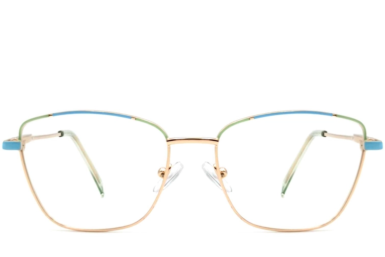 Butterfly Blue Metal Glasses #BS2425-0465