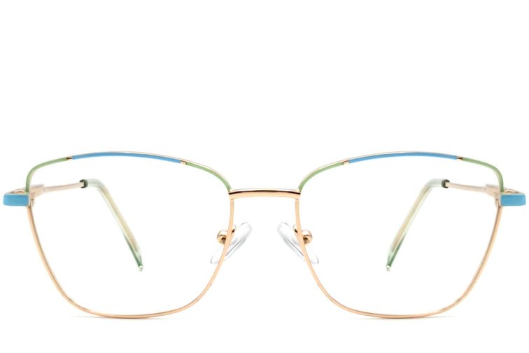 Butterfly Blue Metal Glasses #BS2425-0465