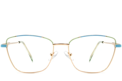 Butterfly Blue Metal Glasses #BS2425-0465