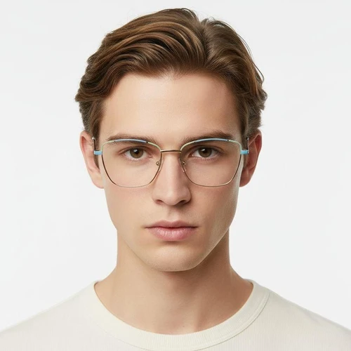 Butterfly Blue Metal Glasses #BS2425-0465