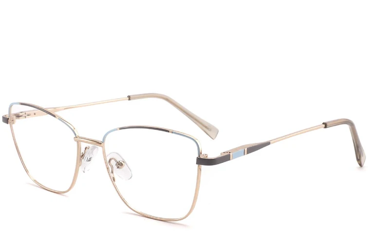 Gafas de metal gris mariposa #BS2425-0467