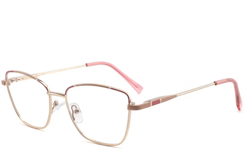 Gafas de metal rosa mariposa #BS2425-0468