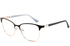 Rectangular Black Metal Glasses #BS2425-0469