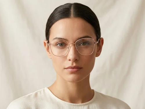Lunettes papillon roses en métal #BS2425-0482