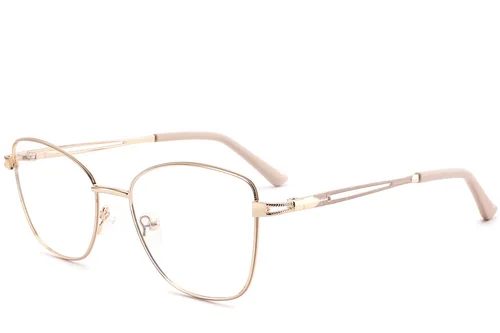Lunettes papillon en métal doré #BS2425-0483