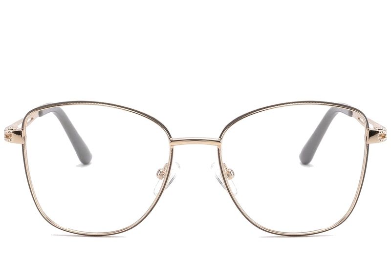 Butterfly Gray Metal Glasses #BS2425-0484