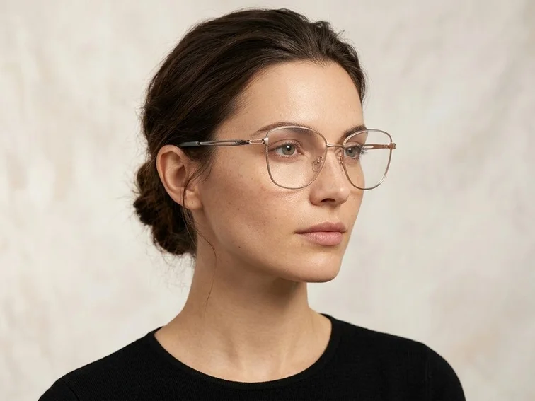 Butterfly Gray Metal Glasses #BS2425-0484