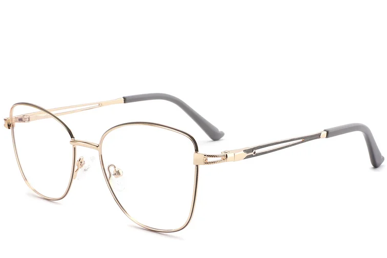 Gafas de metal gris mariposa #BS2425-0484