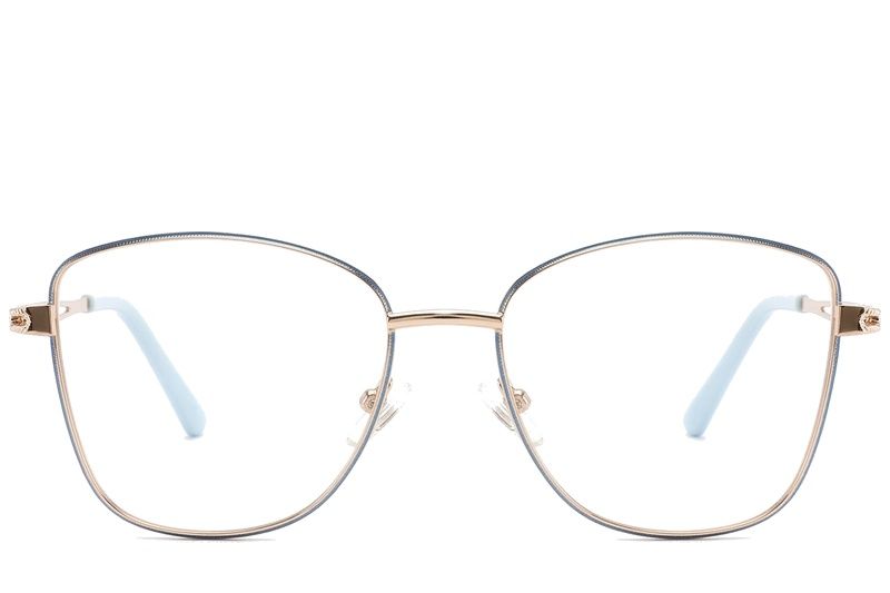 Gafas de metal azul mariposa #BS2425-0485