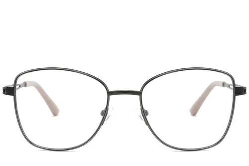 Lunettes papillon en métal noir #BS2425-0486