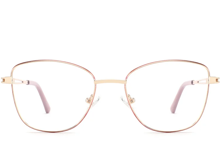 Butterfly Red Metal Glasses #BS2425-0487