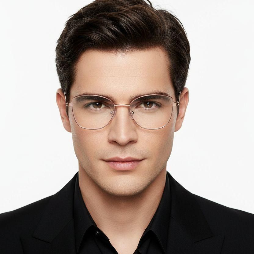 Butterfly Red Metal Glasses #BS2425-0487