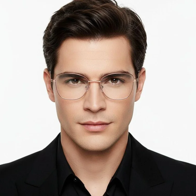 Butterfly Red Metal Glasses #BS2425-0487