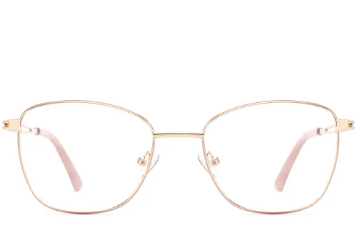 Lunettes papillon roses en métal #BS2425-0488